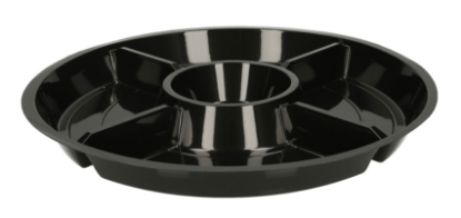 Image de APET PLATEAU FONDUE 5 COMP. ROND d26X25MM