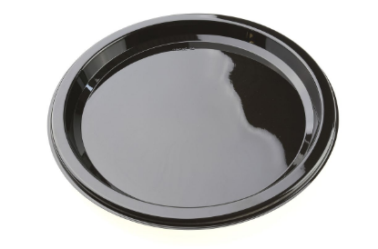 Image de ASSIETTE ROND NOIR d23CM SABERT 1PC