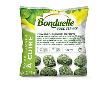 Image de EPINARDS BRANCHES 2.5KG BONDUELLE SURGELE