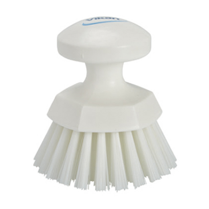 Image de BROSSE MAIN RONDE 125MM BLANC 3888/5 VIKAN