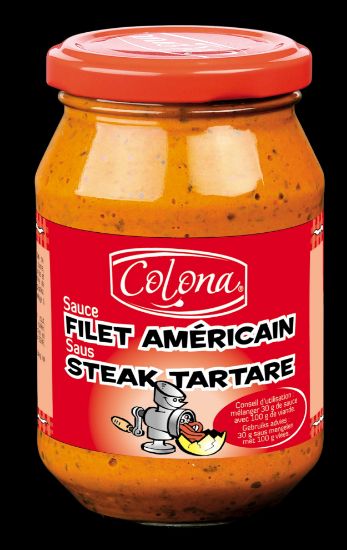 Image de SAUCE FILET AMERICAIN 12X235GR COLONA