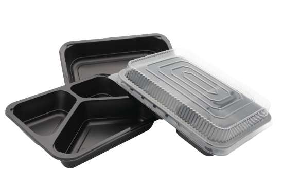 Image de RAVIER PP NOIR 227X178X50mm 1-COMP (360pcs)