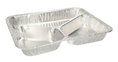 Image de RAVIER ALU R881G 3-COMP 227x178x30mm (100pcs)