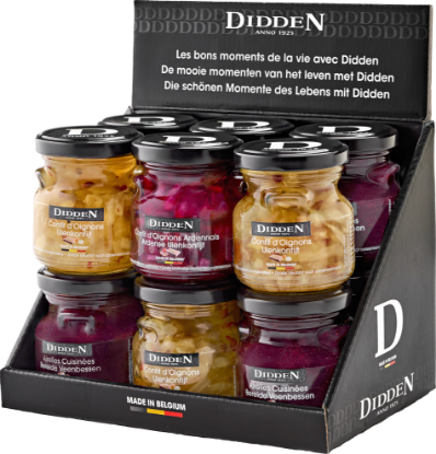 Image de PRESENTOIR CONFITS 12x150gr Didden