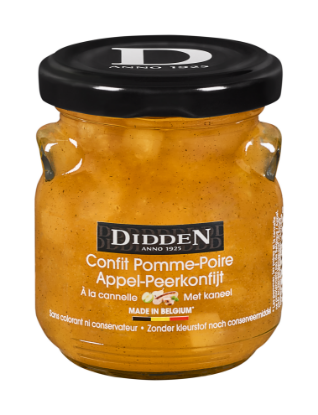 Image de CONFIT POMME-POIRE-CANNELLE 6x150gr Didden