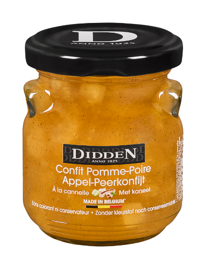 Image de CONFIT POMME-POIRE-CANNELLE 6x150gr Didden