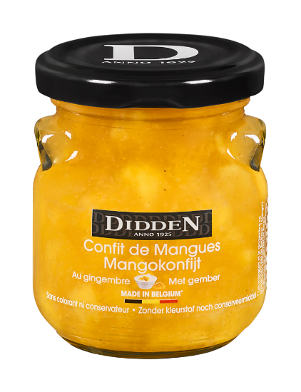 Image de CONFIT DE MANGUE AU GINGEMBRE 6x150gr Didden