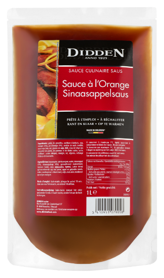 Image de POCHE SAUCE A L'ORANGE 10x180ml Didden