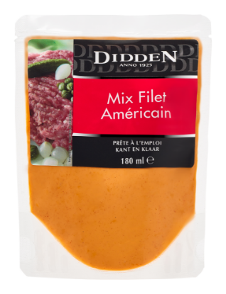Image de POCHE MIX FILET AMERICAIN 10x180ml Didden