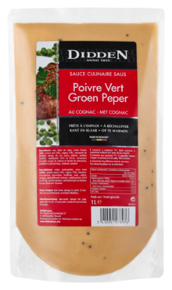 Image de POCHE SAUCE POIVRE VERT 10x180ml Didden
